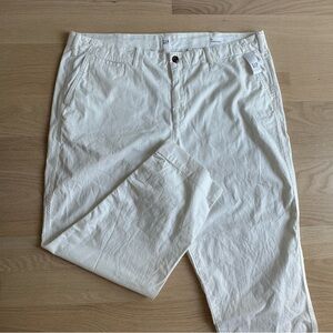 Gap High Rise Straight Khakis Pants In Fresh White Size 20 NEW